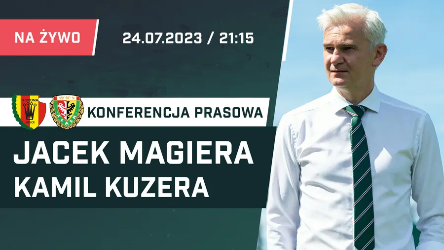 LIVE: Magiera i Kuzera po meczu Korona - Śląsk
