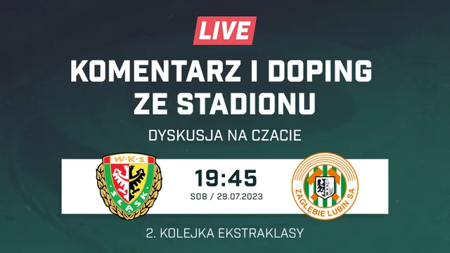 LIVE: Śląsk Wrocław - Zagłębie Lubin (NA ŻYWO)