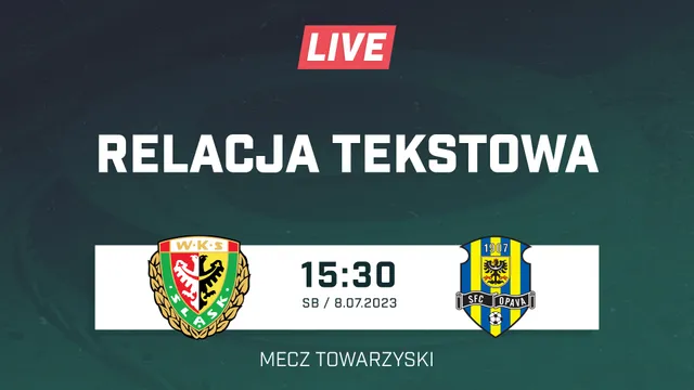 LIVE: Śląsk Wrocław - Slezsky Opawa (NA ŻYWO)