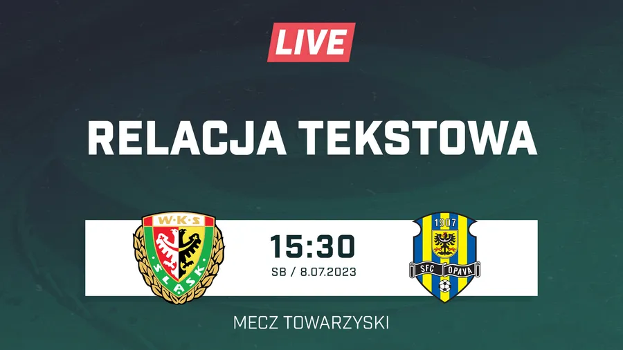 LIVE: Śląsk Wrocław - Slezsky Opawa (NA ŻYWO)