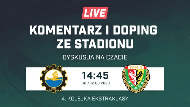 LIVE: Stal Mielec - Śląsk Wrocław (NA ŻYWO)