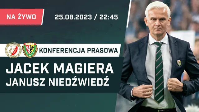 LIVE: Magiera i Niedźwiedź po meczu Widzew - Śląsk