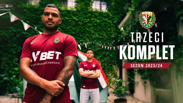 Śląsk zaprezentował trzeci komplet koszulek