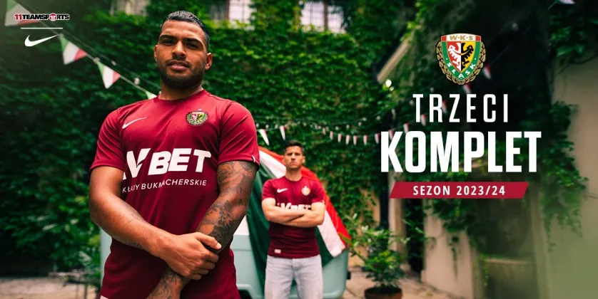 Śląsk zaprezentował trzeci komplet koszulek