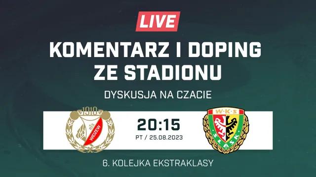 LIVE: Widzew Łódź - Śląsk Wrocław (NA ŻYWO)