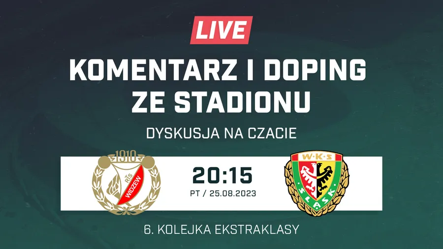 LIVE: Widzew Łódź - Śląsk Wrocław (NA ŻYWO)
