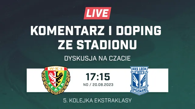 LIVE: Śląsk Wrocław - Lech Poznań (NA ŻYWO)