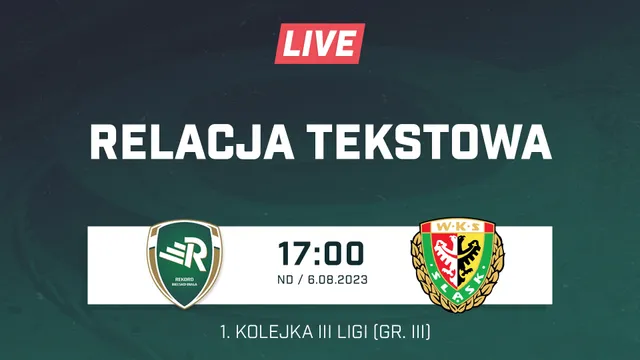 LIVE: Rekord Bielsko-Biała - Śląsk II Wrocław (NA ŻYWO)