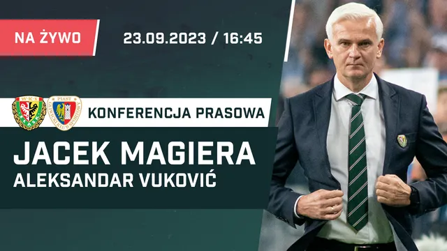 LIVE: Magiera i Vuković po meczu Śląsk - Piast