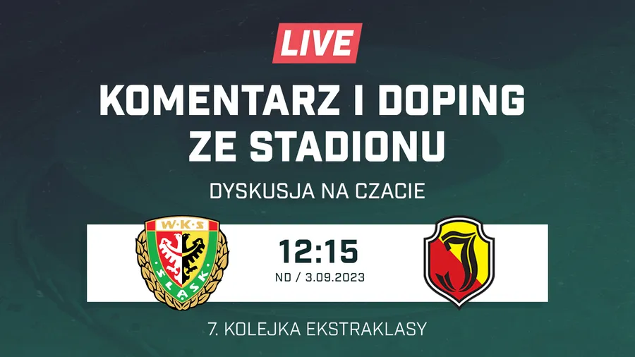 LIVE: Śląsk Wrocław - Jagiellonia Białystok (NA ŻYWO)