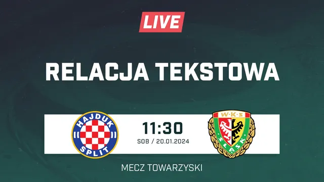 LIVE: Hajduk Split - Śląsk Wrocław (NA ŻYWO)