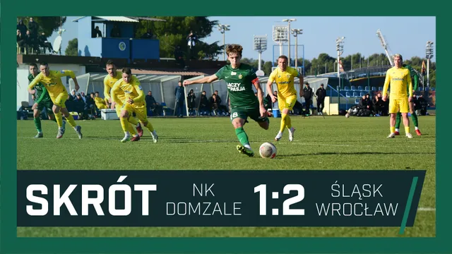 WIDEO: NK Domzale - Śląsk Wrocław 1:2  (Skrót meczu)