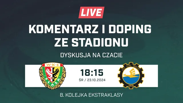 LIVE: Śląsk Wrocław - Stal Mielec (NA ŻYWO)