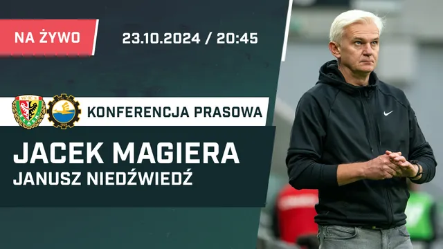 LIVE: Magiera i Niedźwiedź po meczu Śląsk - Stal