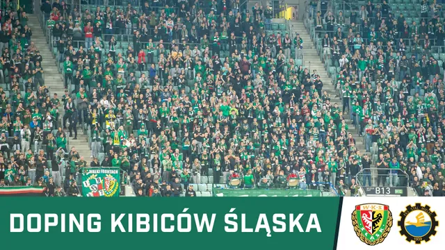 KIBICE: Doping kibiców Śląska w meczu ze Stalą
