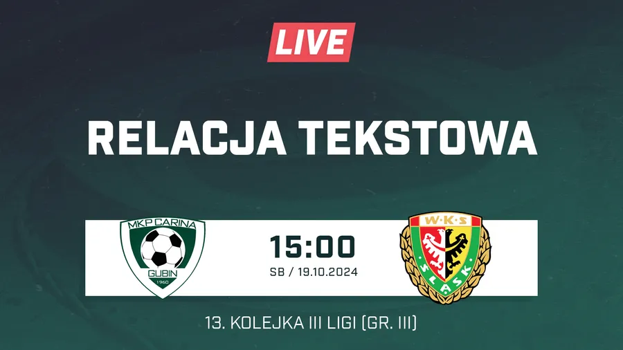 LIVE: Carina Gubin - Śląsk II Wrocław (NA ŻYWO)