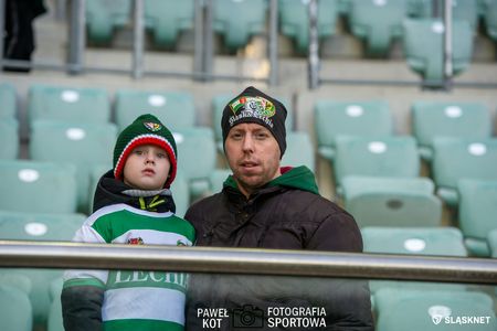 17. kolejka Śląsk Wrocław 0:1 Puszcza Niepołomice (KIBICE)