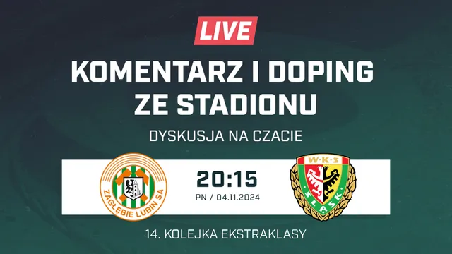 LIVE: Zagłębie Lubin - Śląsk Wrocław (NA ŻYWO)