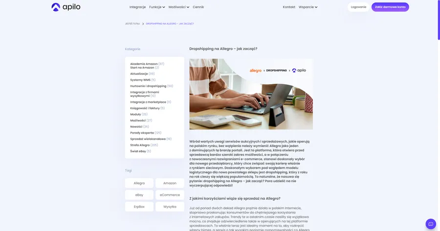 Dropshipping na Allegro: Jak uniknąć najczęstszych błędów początkujących sprzedawców? - Apilo