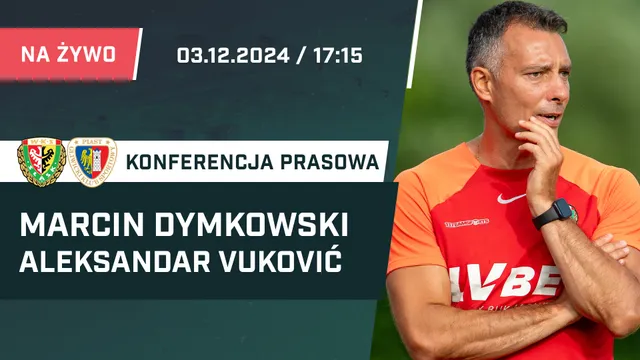 LIVE: Dymkowski i Vuković po meczu Śląsk - Piast