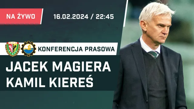 LIVE: Magiera i Kiereś po meczu Śląsk - Stal