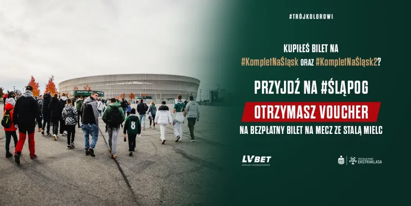 Promocja dla kibiców na bezpłatny bilet na mecz ze Stalą Mielec!