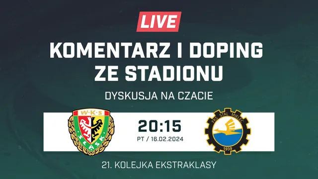 LIVE: Śląsk Wrocław - Stal Mielec (NA ŻYWO)