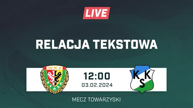 LIVE: Śląsk Wrocław - KKS Kalisz (NA ŻYWO)