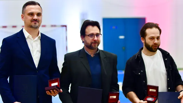 Śląsknet odznaczony ''Merito de Wratislavia''