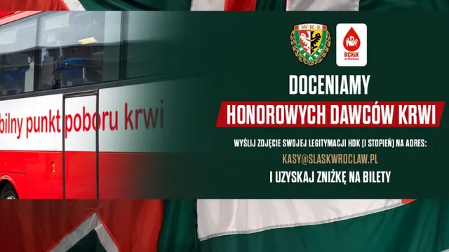 Rabat na bilety dla Honorowych Dawców Krwi
