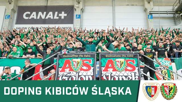 KIBICE: Doping kibiców Śląska w Gliwicach (WIDEO)