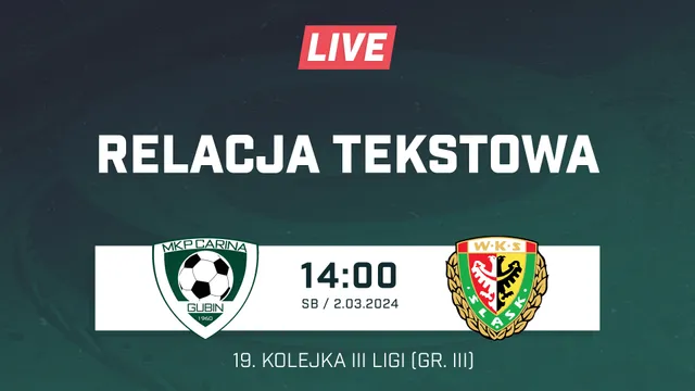 LIVE: Carina Gubin - Śląsk II Wrocław (NA ŻYWO)