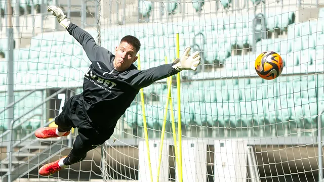 FOTO:  Trening piłkarzy