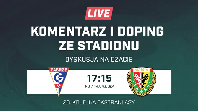 LIVE: Górnik Zabrze - Śląsk Wrocław (NA ŻYWO)