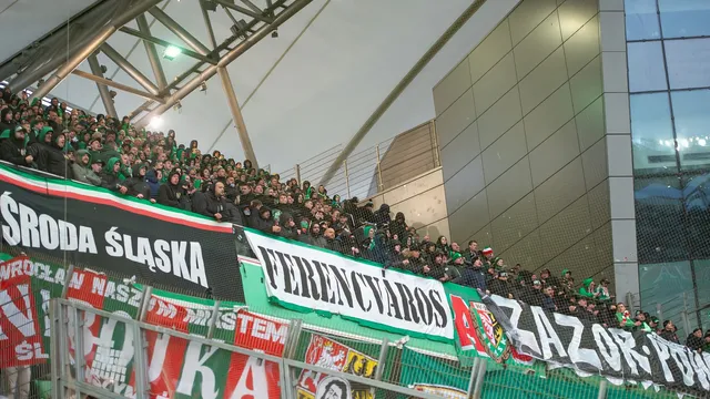 KIBICE: Doping kibiców Śląska w wyjazdowym meczu z Legią Warszawa (WIDEO)