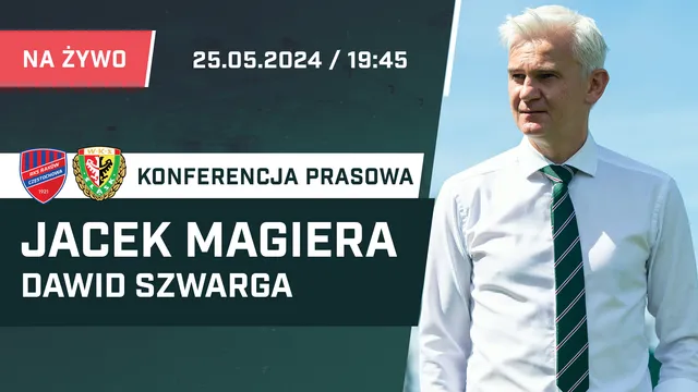 LIVE: Magiera i Szwarga po meczu Raków - Śląsk