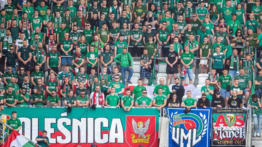 KIBICE: Doping kibiców Śląska w meczu z ŁKS-em (WIDEO)