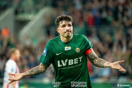32. kolejka: Śląsk Wrocław 4:0 Cracovia 