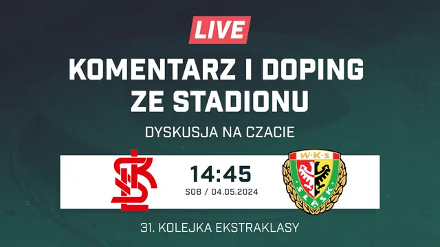 LIVE: ŁKS Łódź - Śląsk Wrocław (NA ŻYWO)