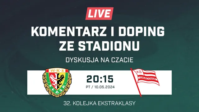 LIVE: Śląsk Wrocław - Cracovia (NA ŻYWO)