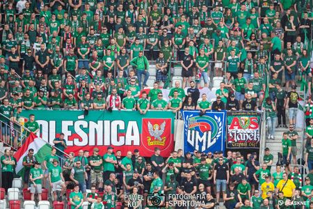 31. kolejka: ŁKS Łódź 1:2 Śląsk Wrocław (KIBICE)