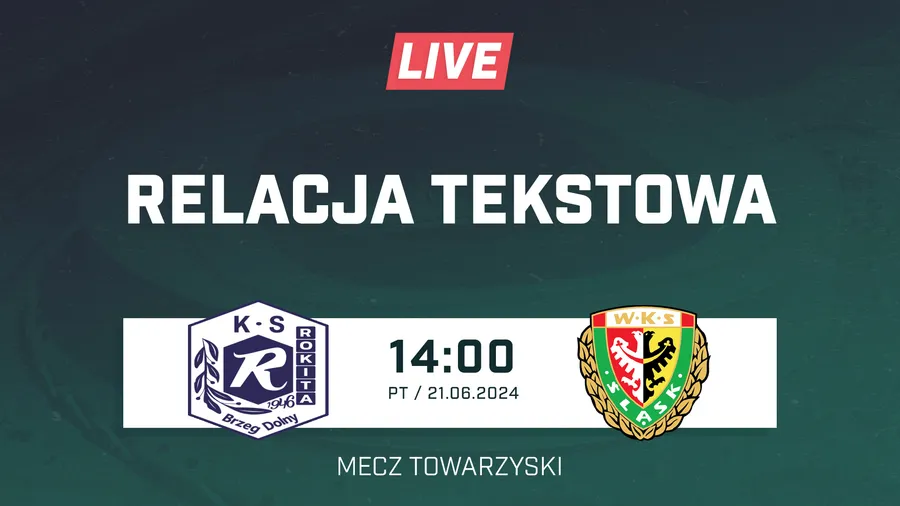 LIVE: Rokita Brzeg Dolny - Śląsk Wrocław (NA ŻYWO)