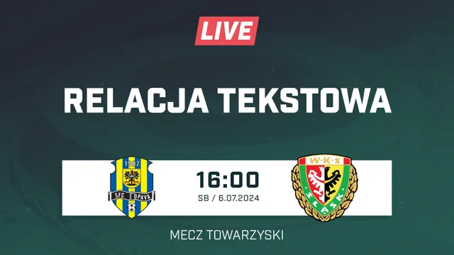 LIVE: Slezsky Opawa - Śląsk Wrocław (NA ŻYWO)
