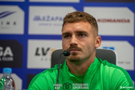 Ryga: Trening i konferencja prasowa piłkarzy Śląska 23.07.2024