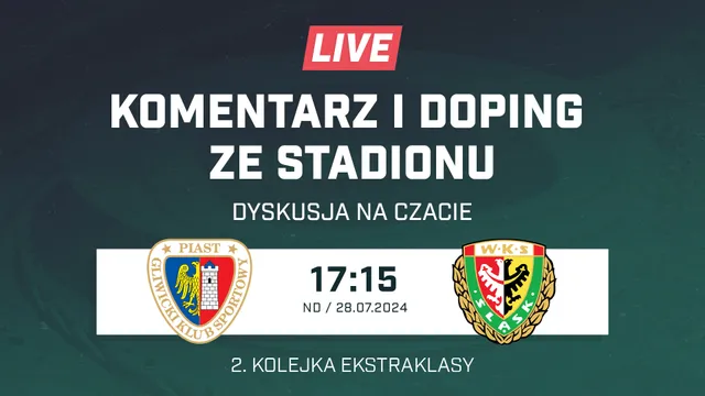 LIVE: Piast Gliwice - Śląsk Wrocław (NA ŻYWO)
