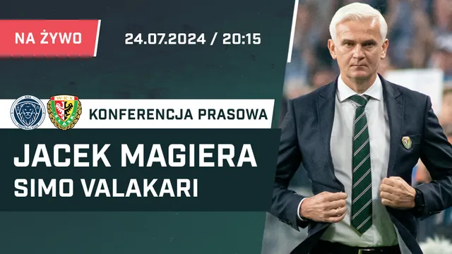 LIVE: Magiera i Valakari po meczu Ryga - Śląsk