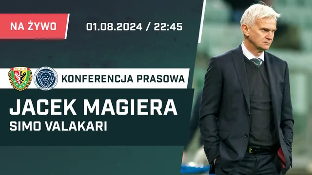 LIVE: Magiera i Valakari po meczu Śląsk - Ryga