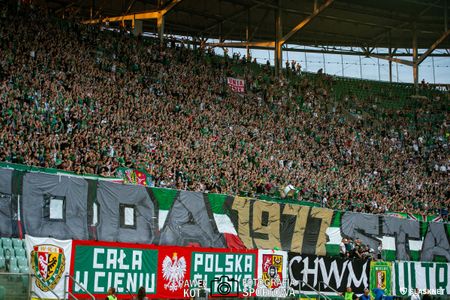 1. kolejka: Śląsk Wrocław 1:1 Lechia Gdańsk (KIBICE)