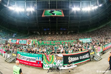 II runda kwal. do LK: Śląsk Wrocław 3:1 Ryga FC (KIBICE)