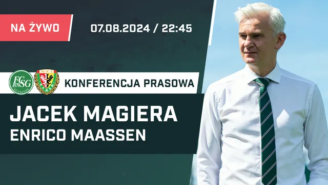 LIVE: Magiera i Maassen po meczu Sankt Gallen - Śląsk